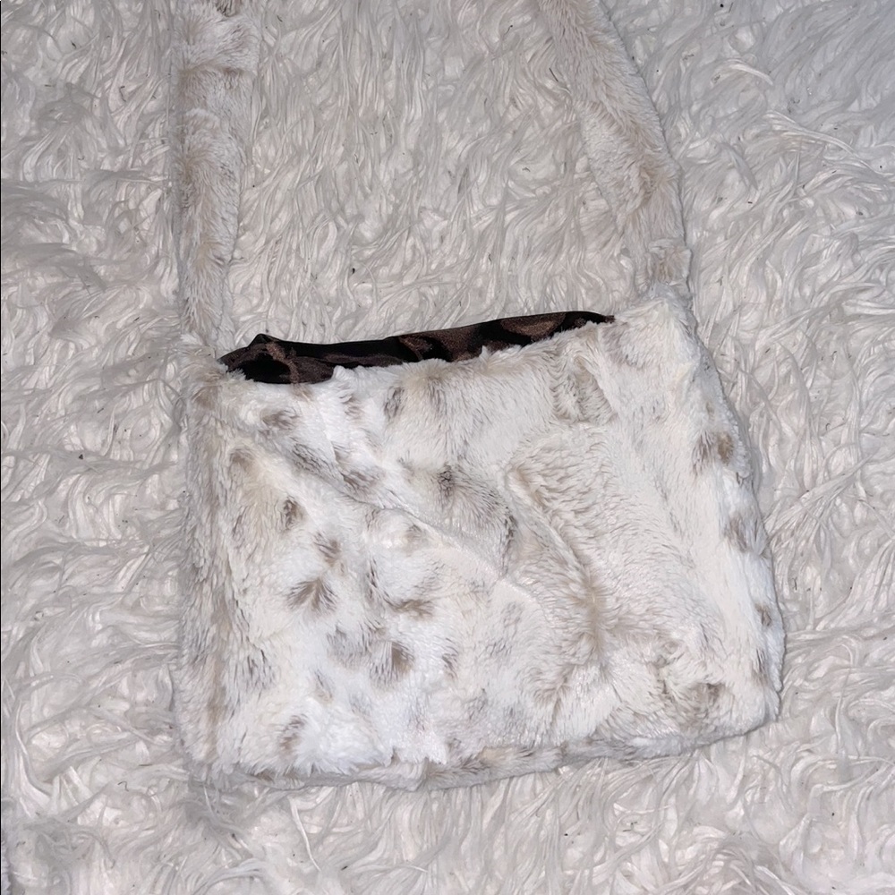 mini fur tote bag